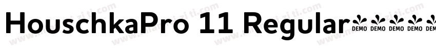 HouschkaPro 11 Regular字体转换